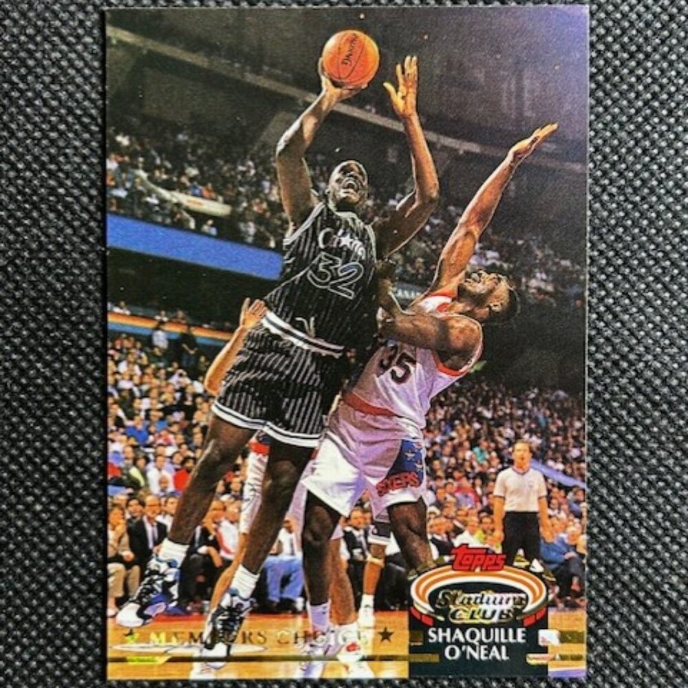 1992-93 Stadium Club Basketball Members Choice #201 Shaquille Shaq O'Neal RC